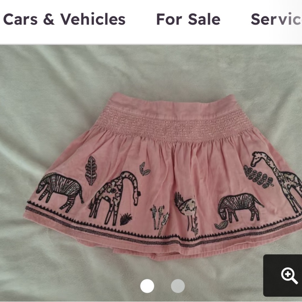 Tu Pink Embroidered Skirt - Picture 2 of 5
